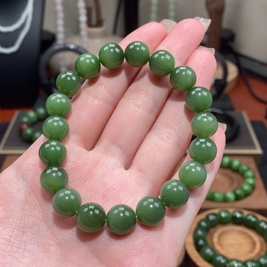 和田玉手串未镶嵌