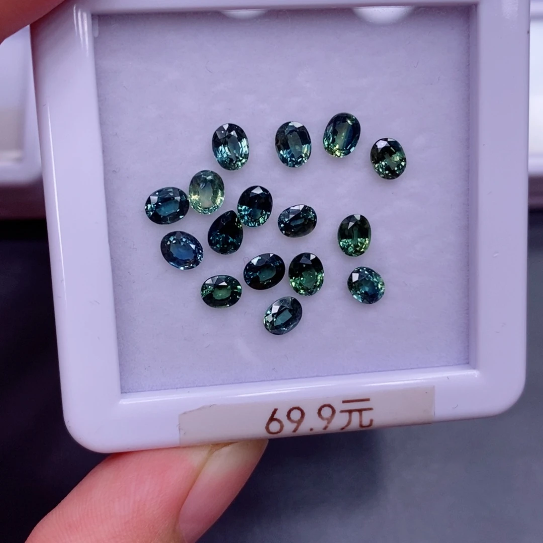 裸石蓝宝石69.9一粒，仅供展示，挑好上定向