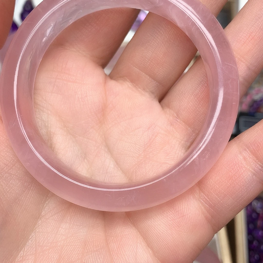 未镶嵌珠宝半成品芙蓉石L 特价镯子棉多