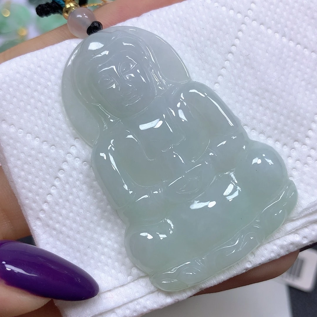 翡翠未镶嵌颈饰挂件