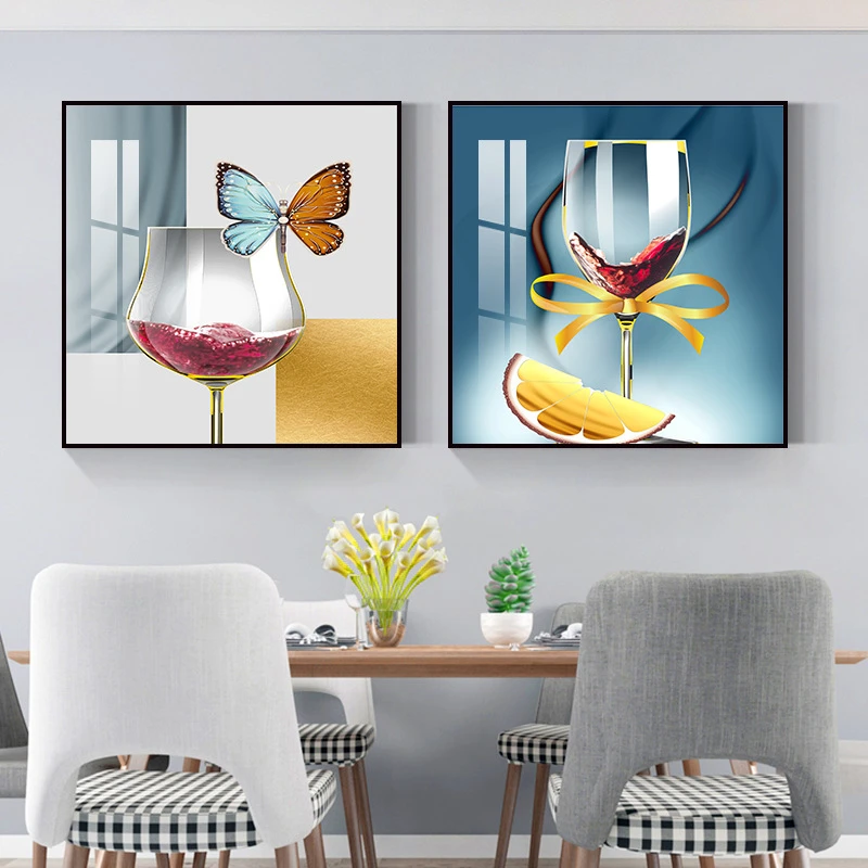 餐厅装饰画现代简约饭厅饭桌墙面挂画高端歺厅餐桌背景墙轻奢壁画