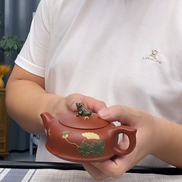 茶杯紫砂蛙趣壶蛙趣壶