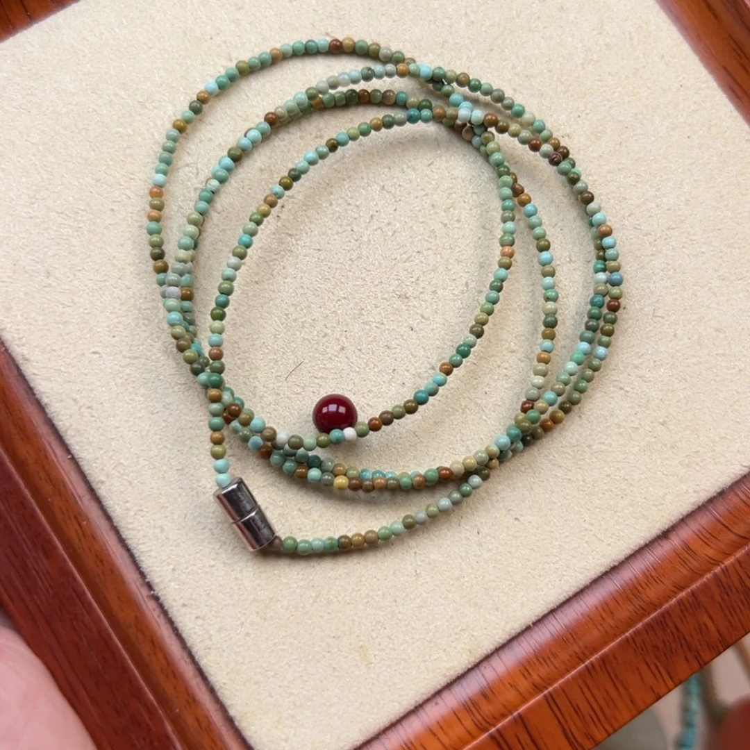 南红玛瑙未镶嵌颈饰