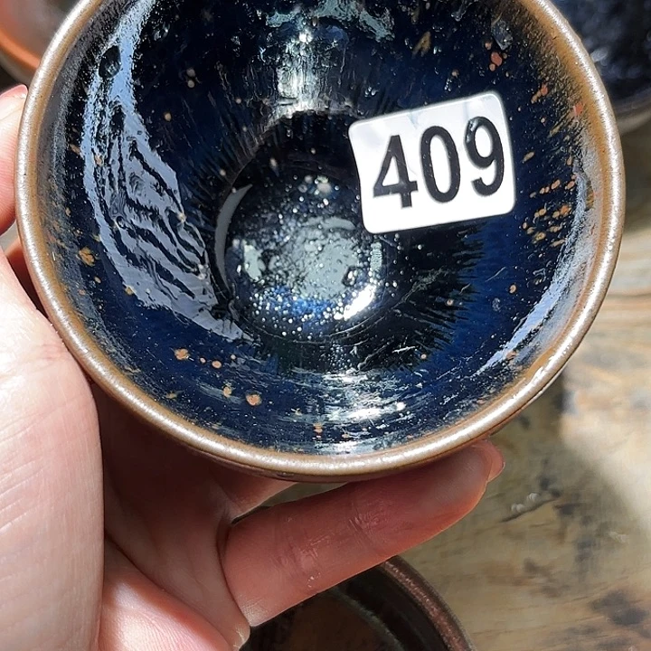 茶盏沐雨茶器柴烧主人杯