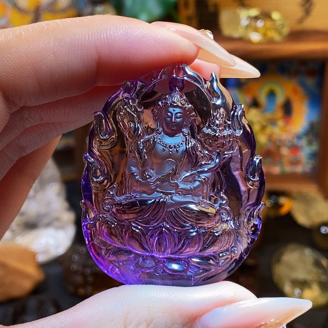 水晶颈饰未镶嵌吊坠