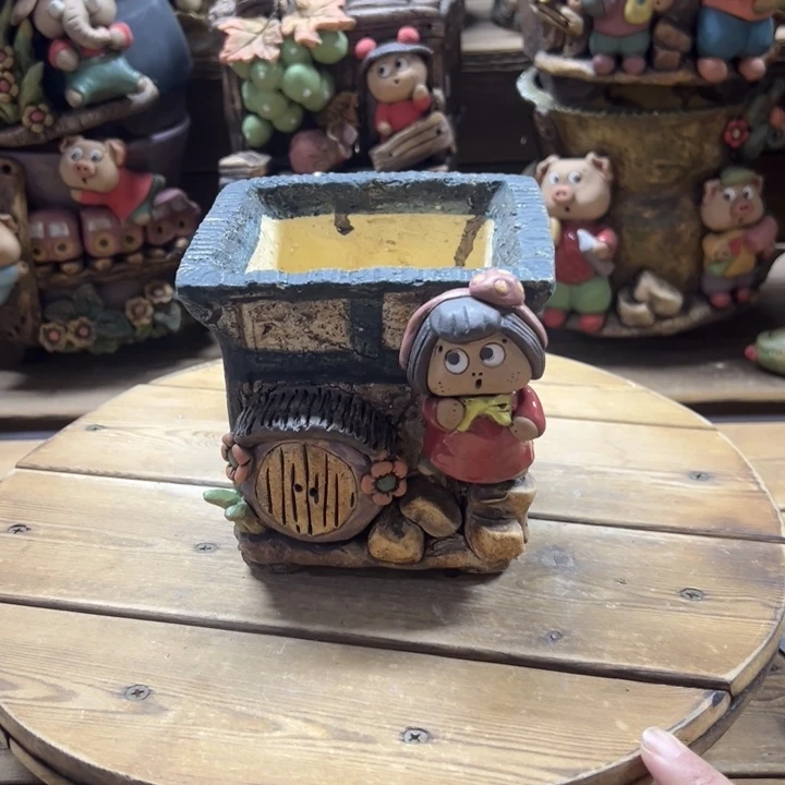 嘻哈多肉花盆百搭好看