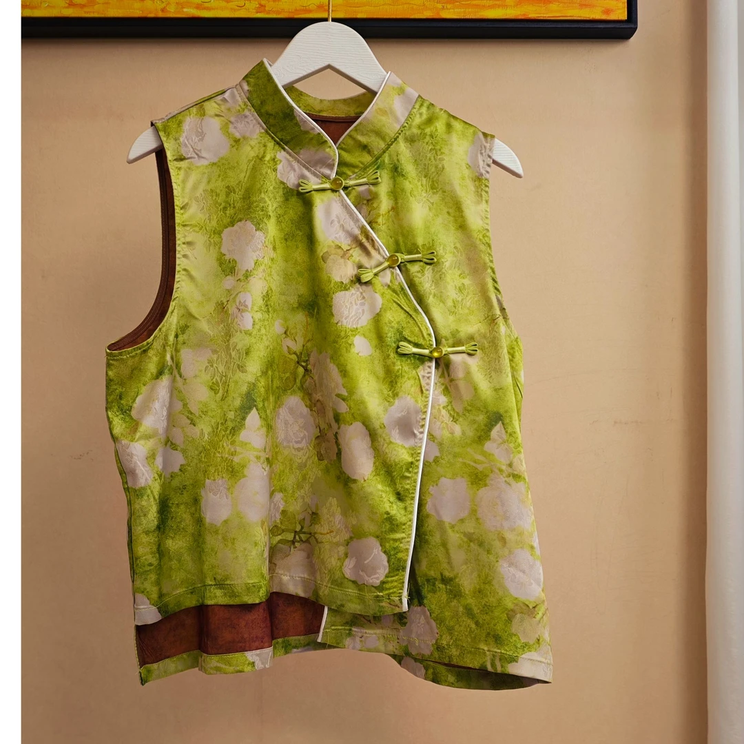 【清韵】2025夏季新款新中式国风老料短袖-QX