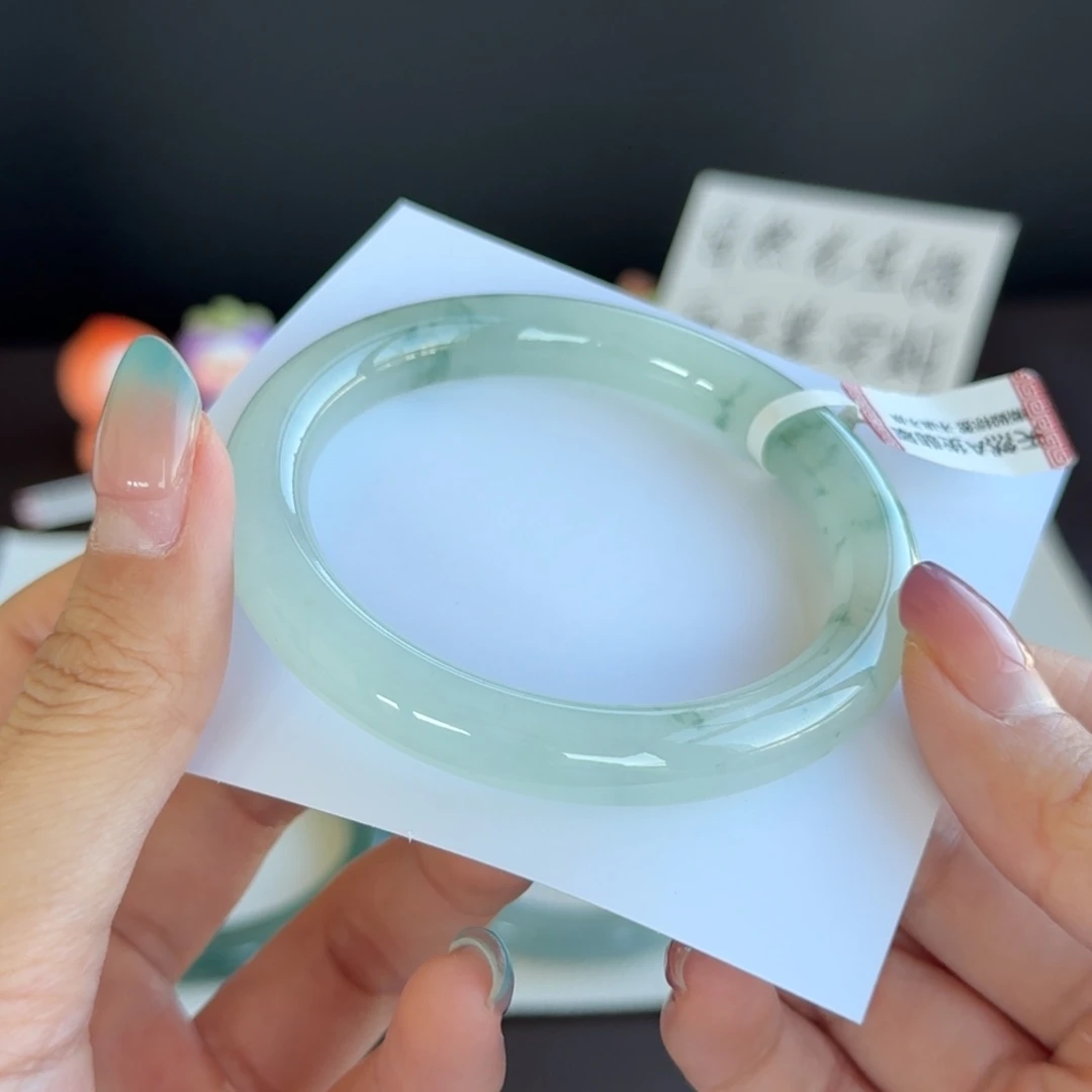 翡翠未镶嵌手镯13号 56.2