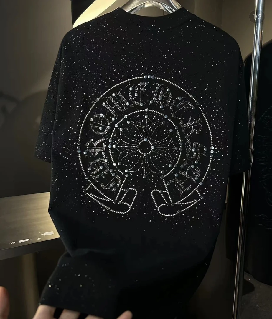 【满天星铆钉短袖】2025年满天星璀璨星河铆钉纯棉夏季短袖80874