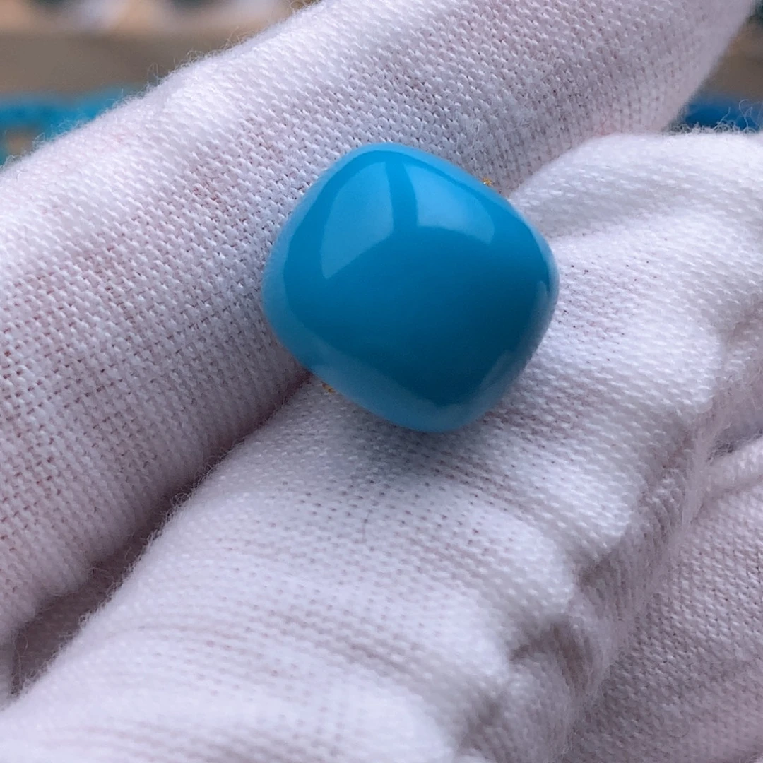 绿松石未镶嵌配饰12.6*11.3mm