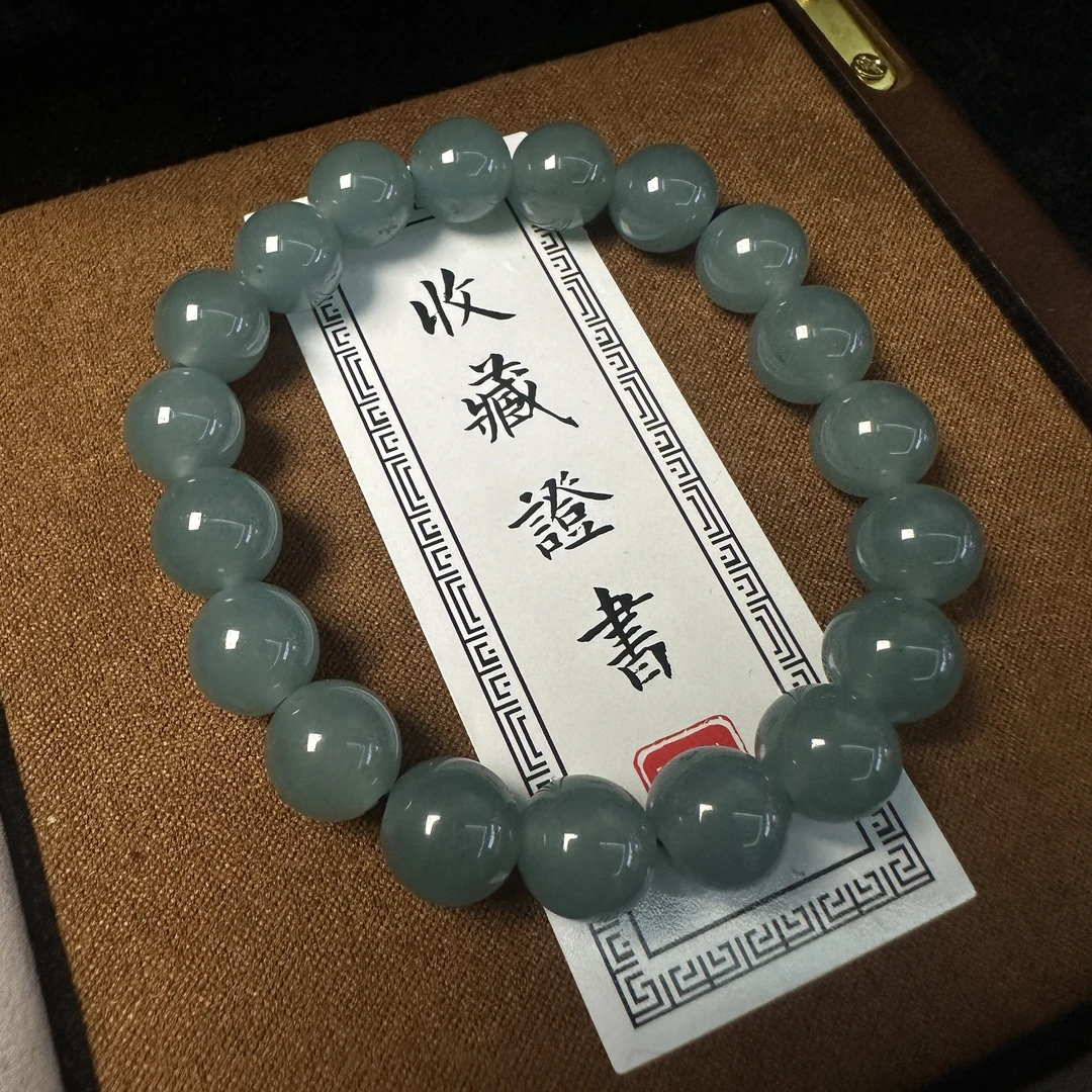 sc571冰蓝手串10mm【带精美礼袋】