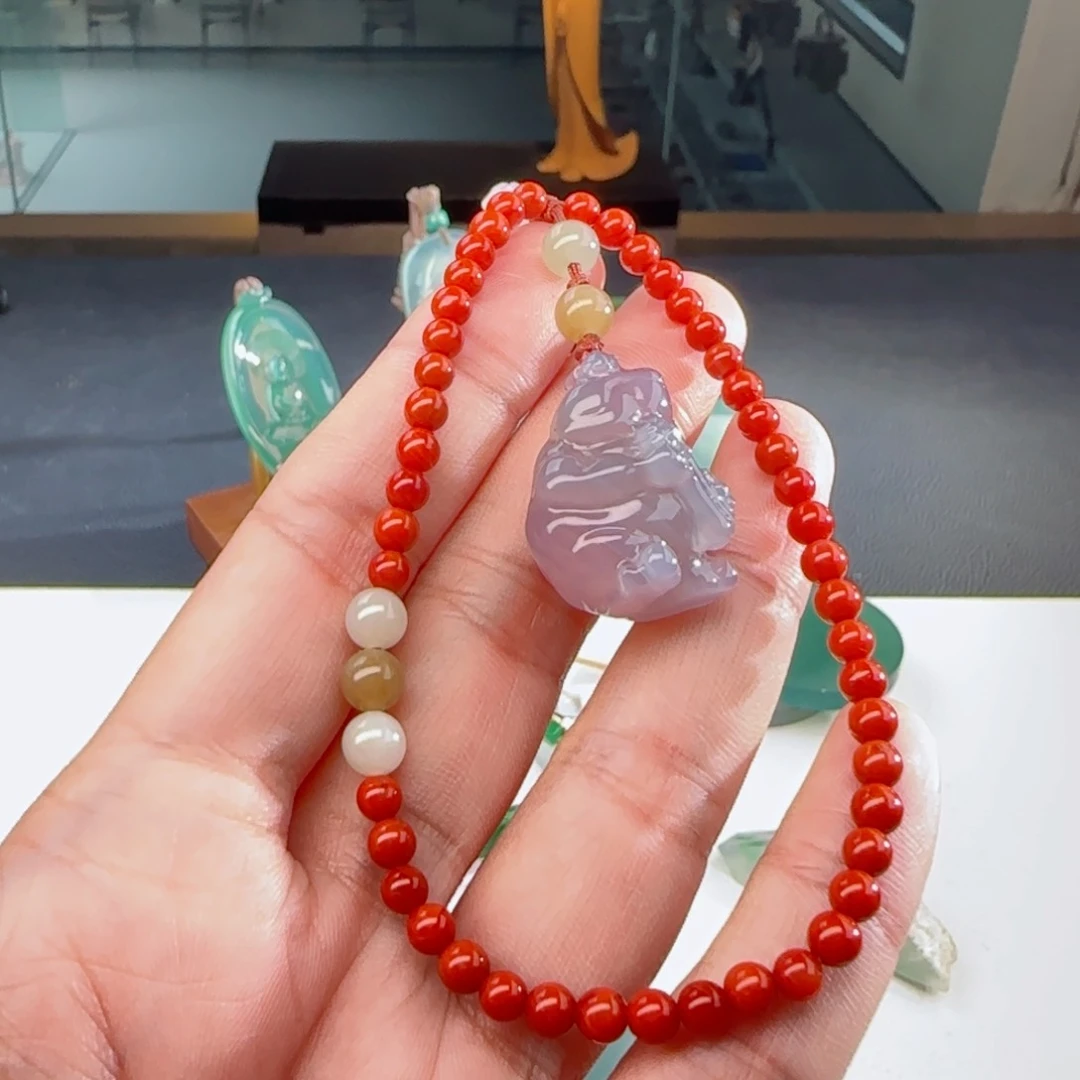 【闪购商品】玛瑙/玉髓颈饰未镶嵌堯