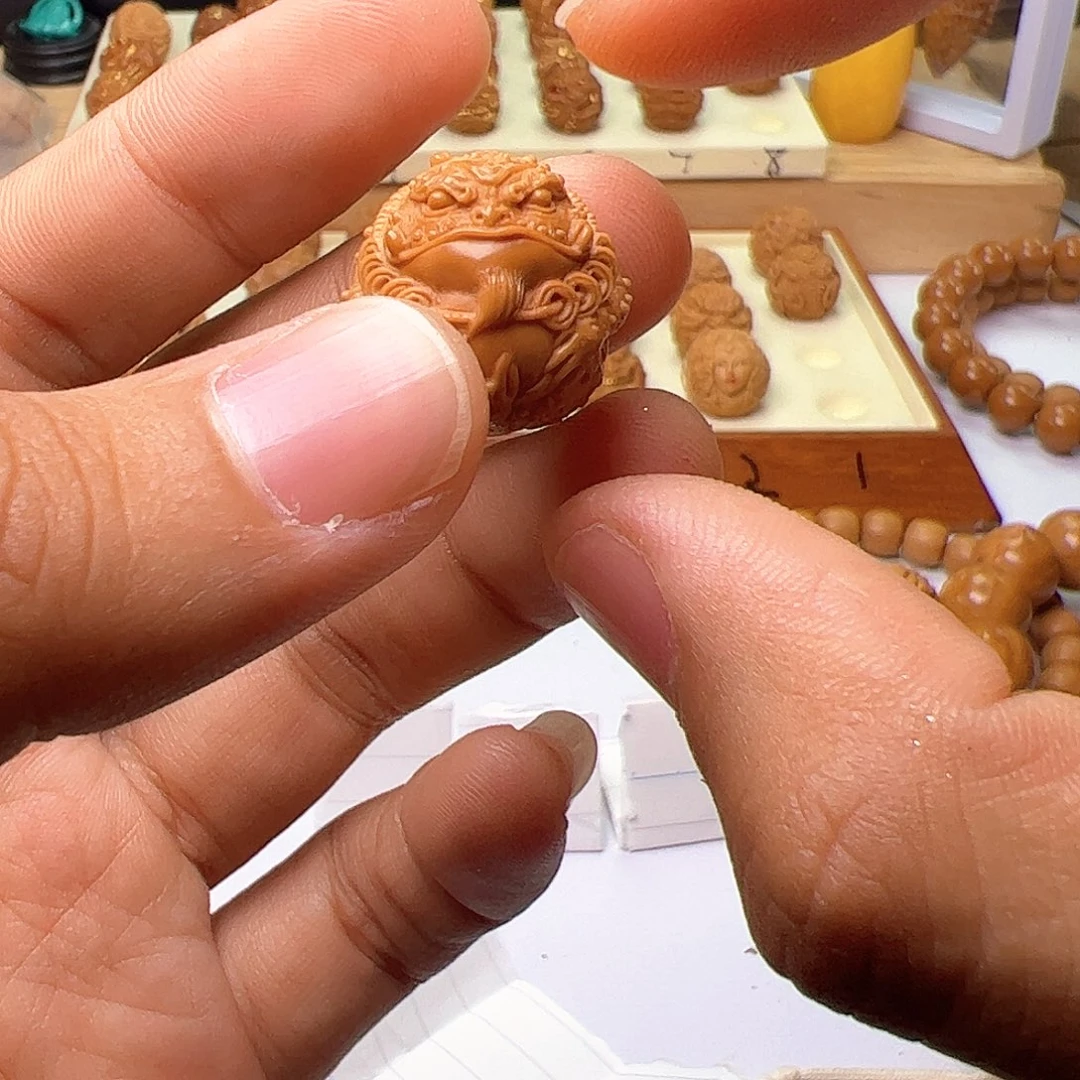 猴头核桃吊坠猴头