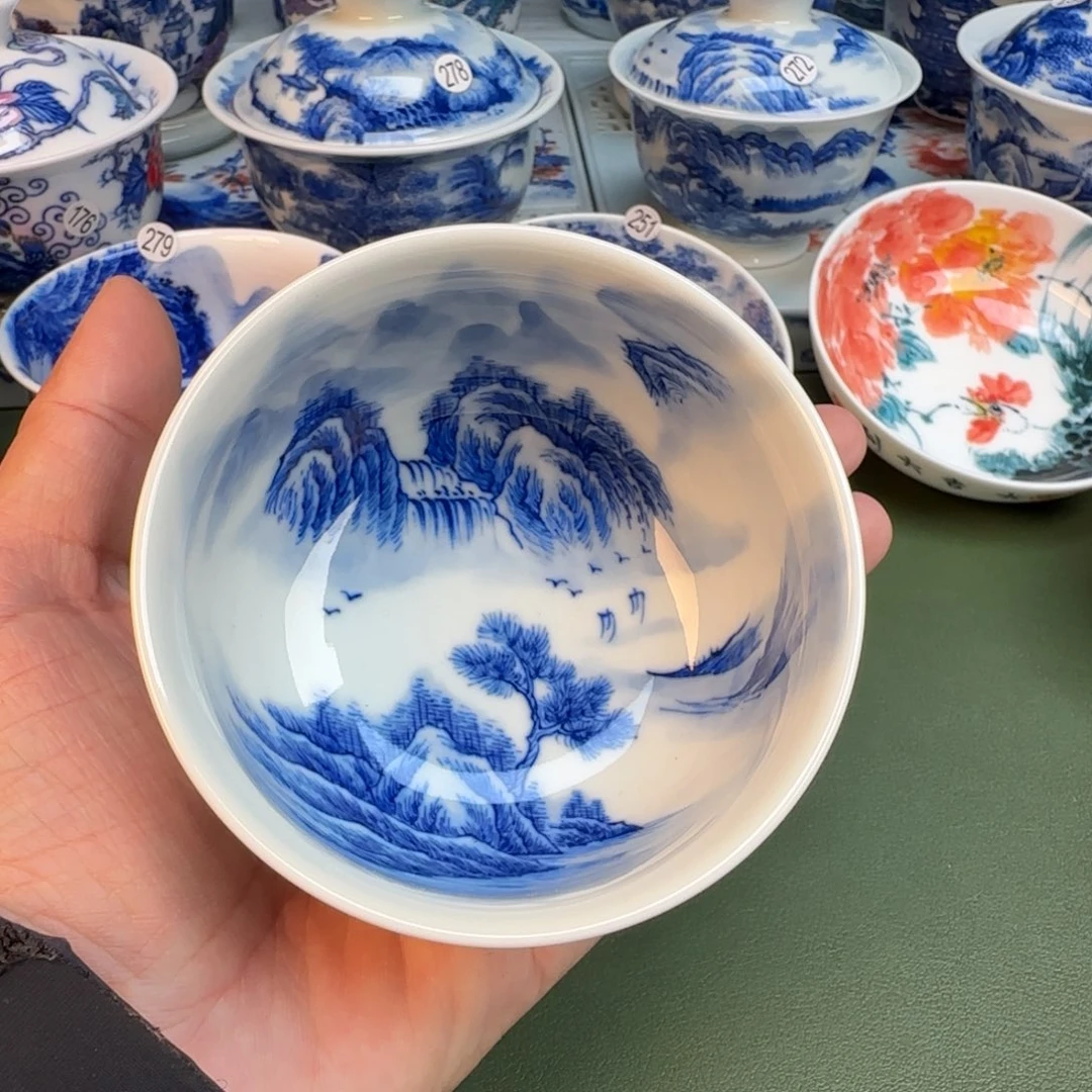 陶纯手工纯手绘茶具286