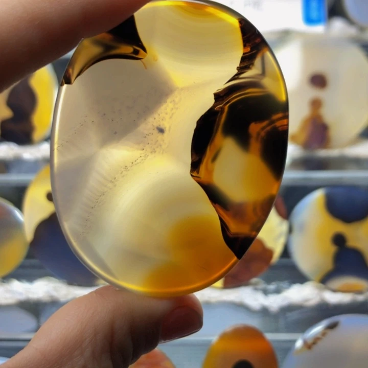 合金玛瑙/玉髓珠宝奇石50