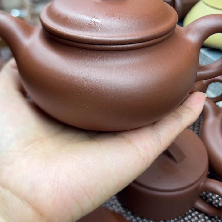 茶壶紫砂神***7半手工制作