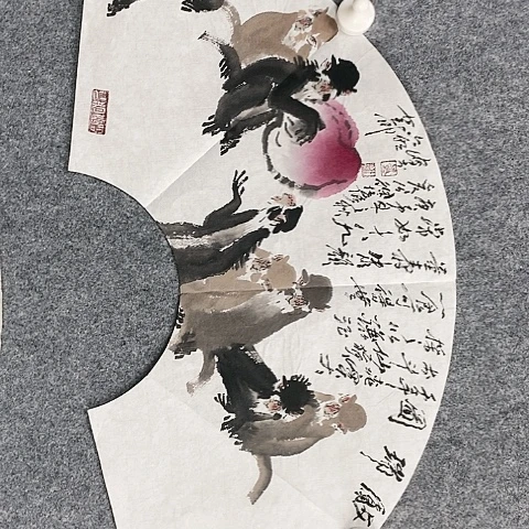 【闪购商品】国画一平尺作品欣赏一下