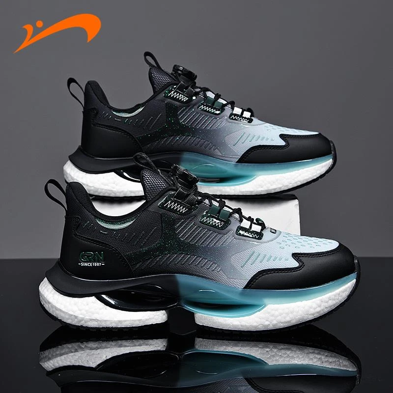 贵人鸟网面男鞋夏季新款运动鞋男士爆米花轻便减震休闲透气跑步鞋