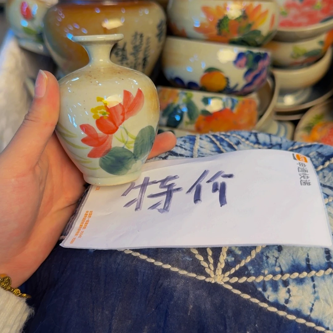 瓷片景德镇陶瓷手工手绘