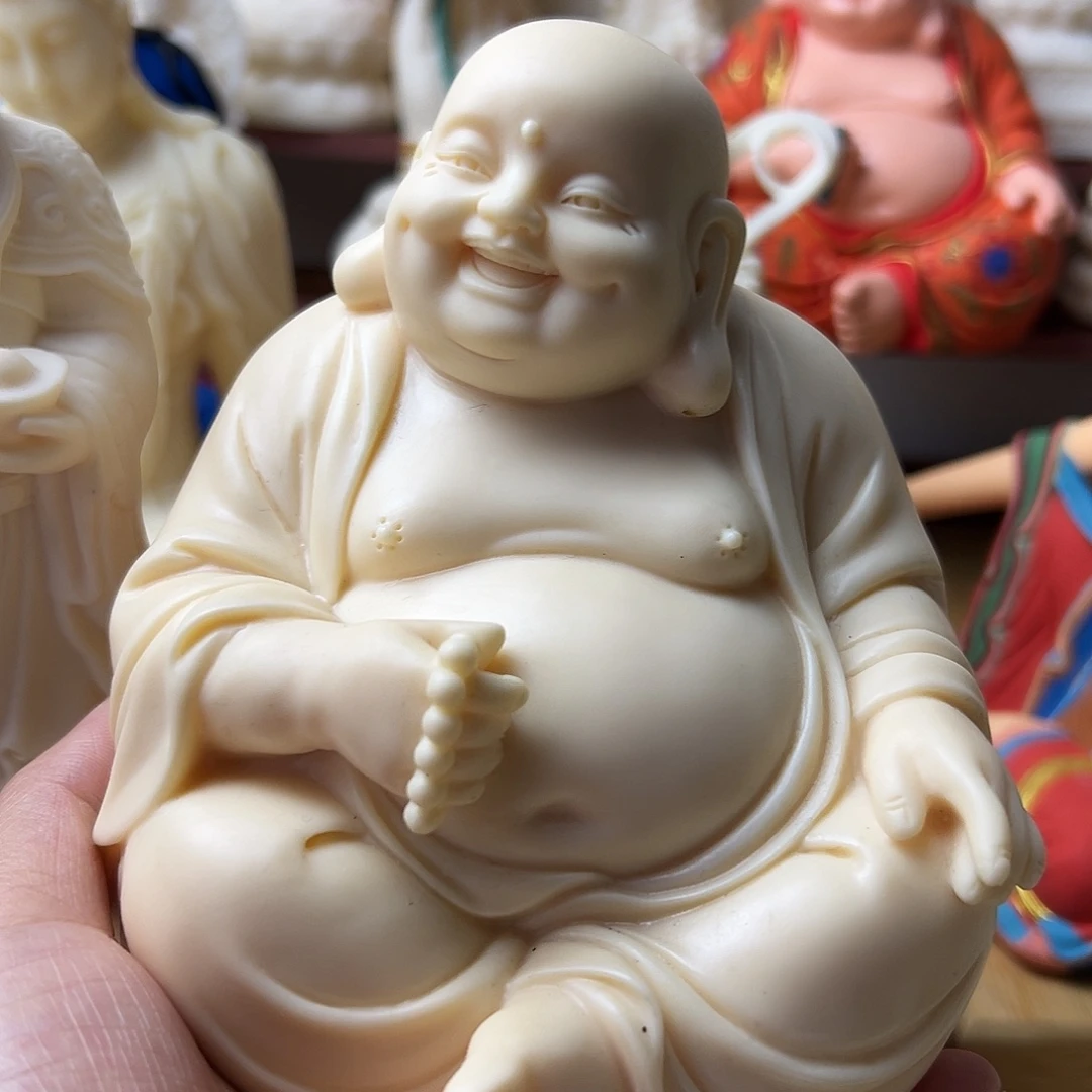 龙***龙藤弥勒佛像摆件摆件