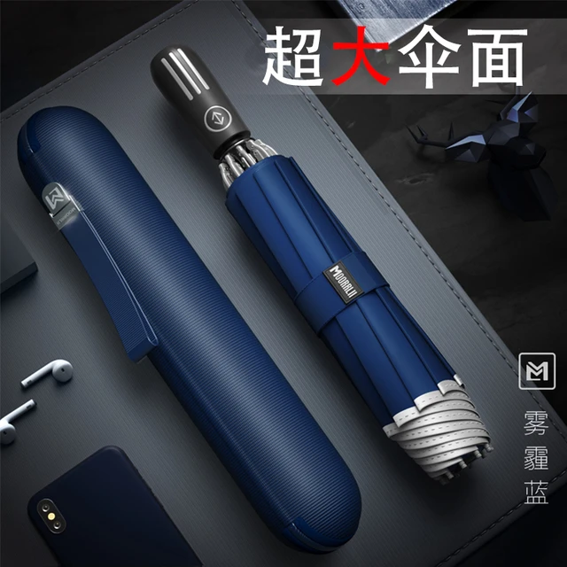 摩猎超大全自动雨伞大号反向折叠加固加厚抗风暴雨伞专用男士双人