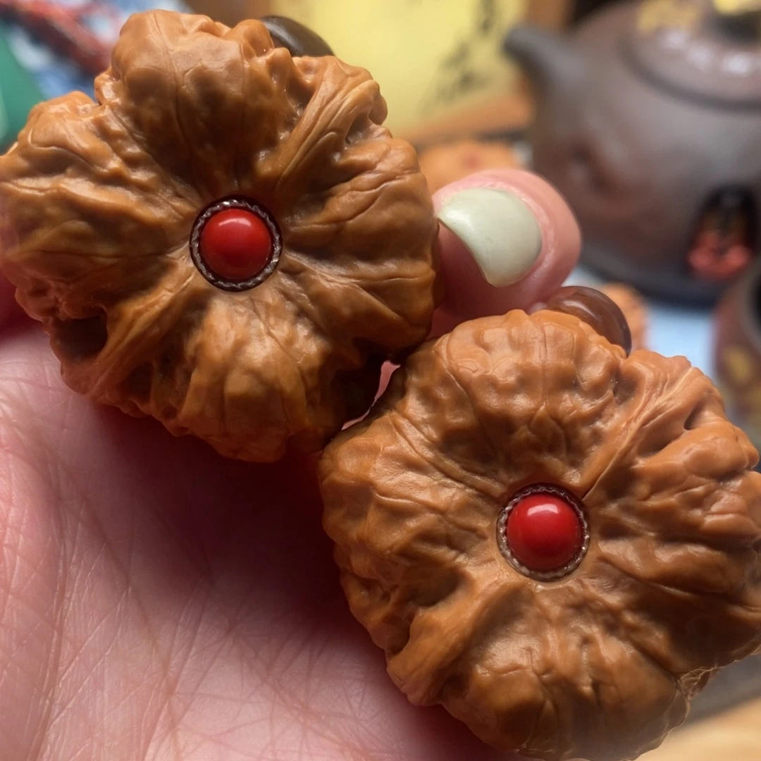 把件文玩核桃39尺寸蛤蟆头