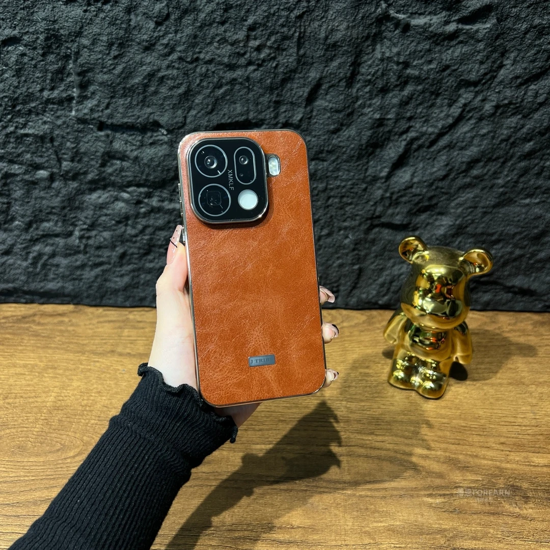 适用于OPPO FindX9Pro手机壳真皮油蜡纹oppofindx9新款findx9保护