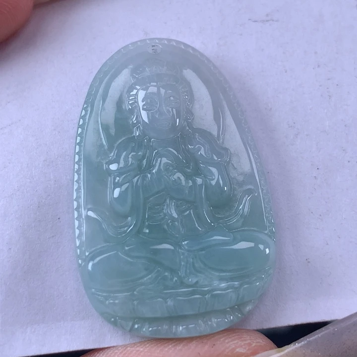 颈饰未镶嵌翡翠大日如来吊坠