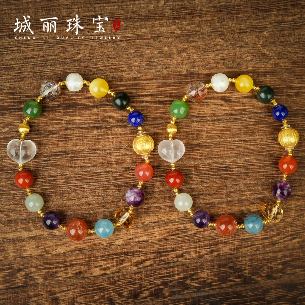 【城丽珠宝】十二金耀赚不完多宝手串/条（多样发货发一条）ZJH-2216