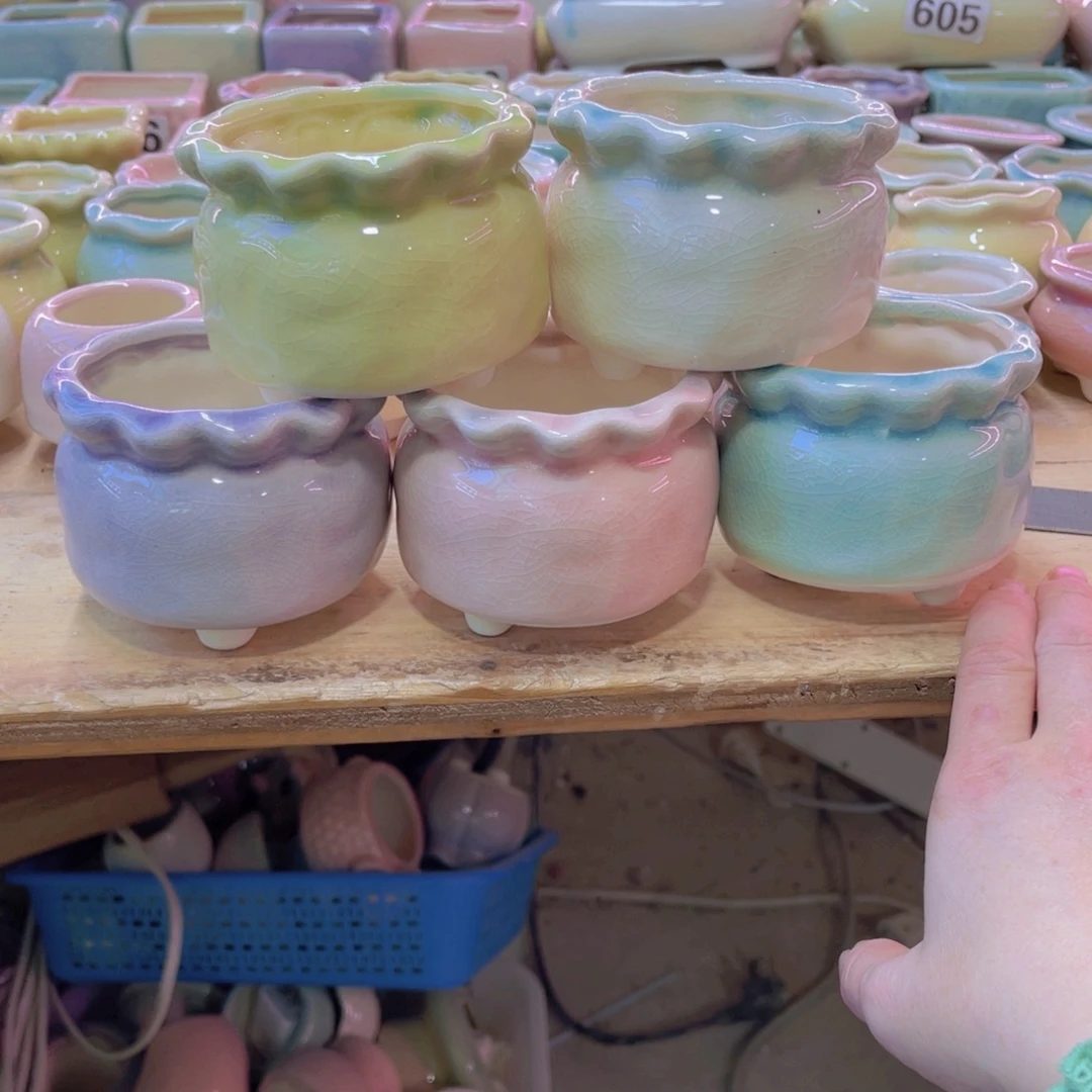 陶瓷花盆当场凑满12包邮