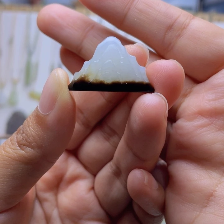 和田玉未镶嵌吊坠(不含链)