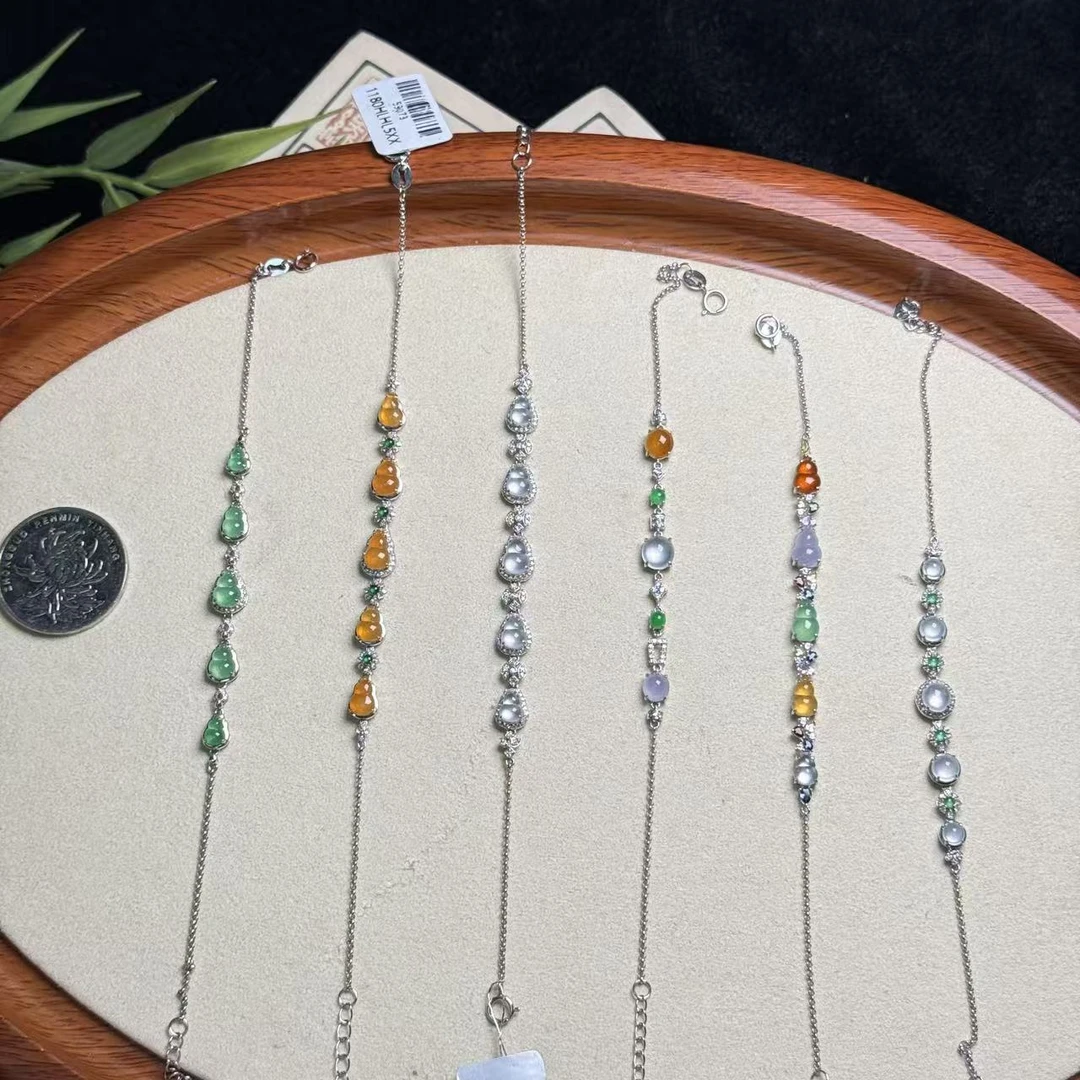 思懿珠宝  18K翡翠手链-9800-1-ZN-多样性发一