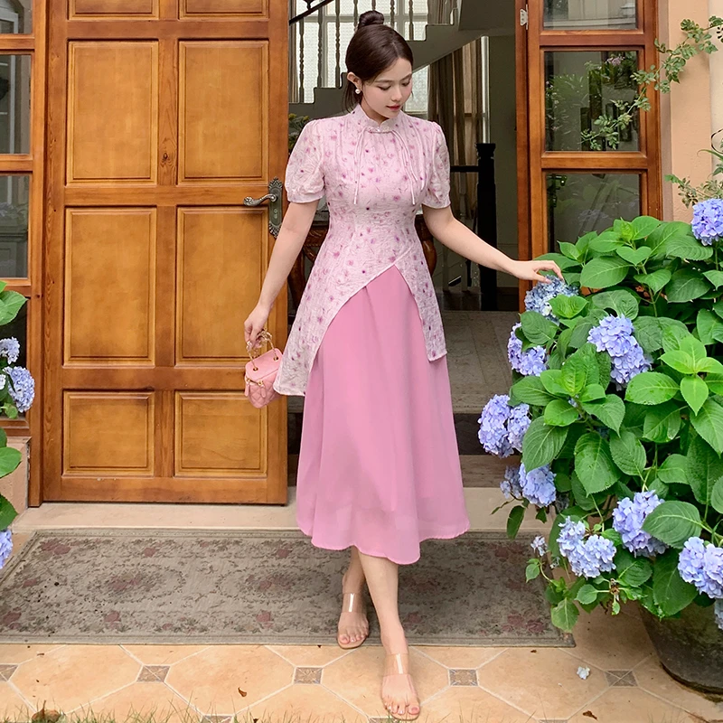 最新【乔姐4700】长裙秋季常规高腰拖尾裙子连衣裙夏季中长款