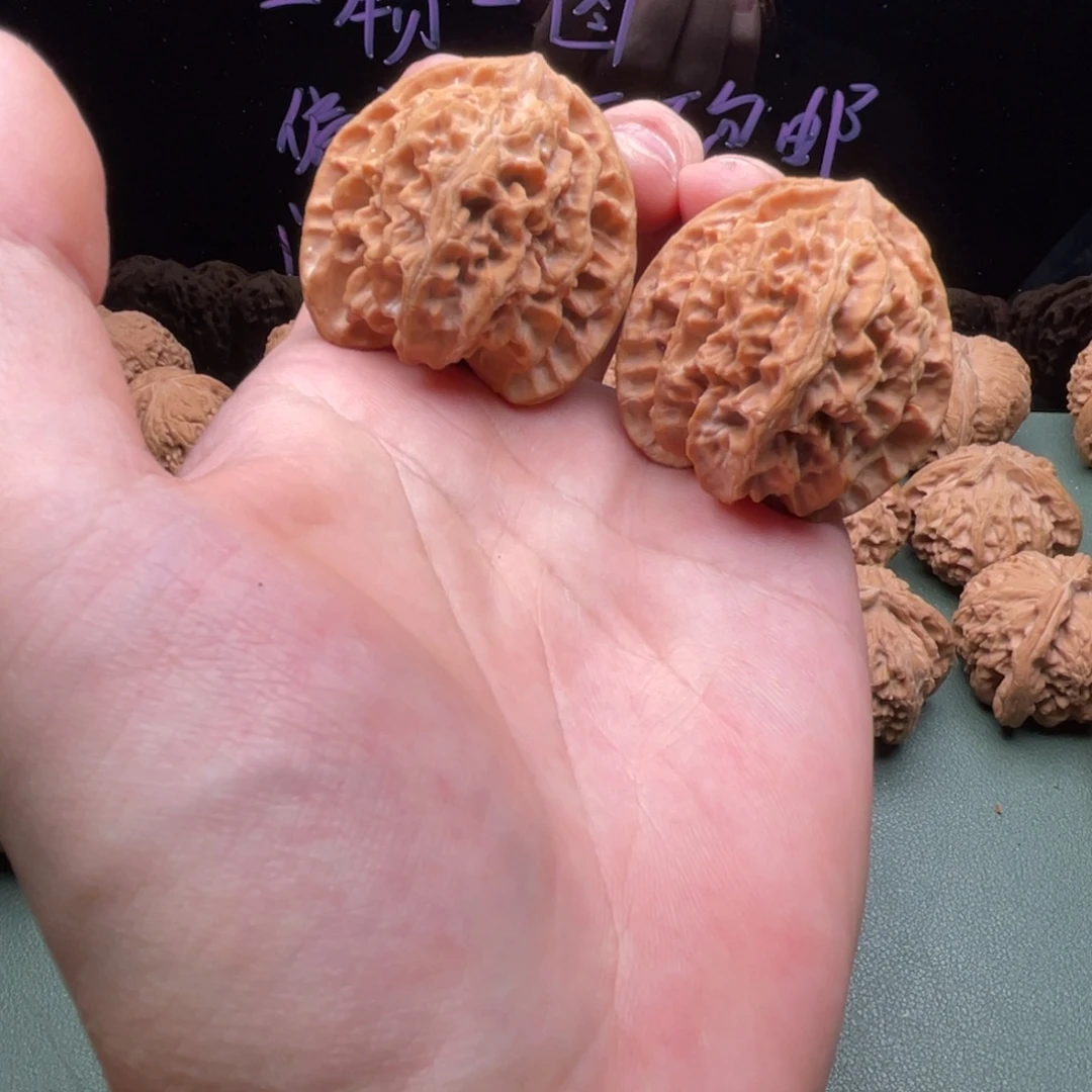 如***时把件核桃42全品三角苹果园