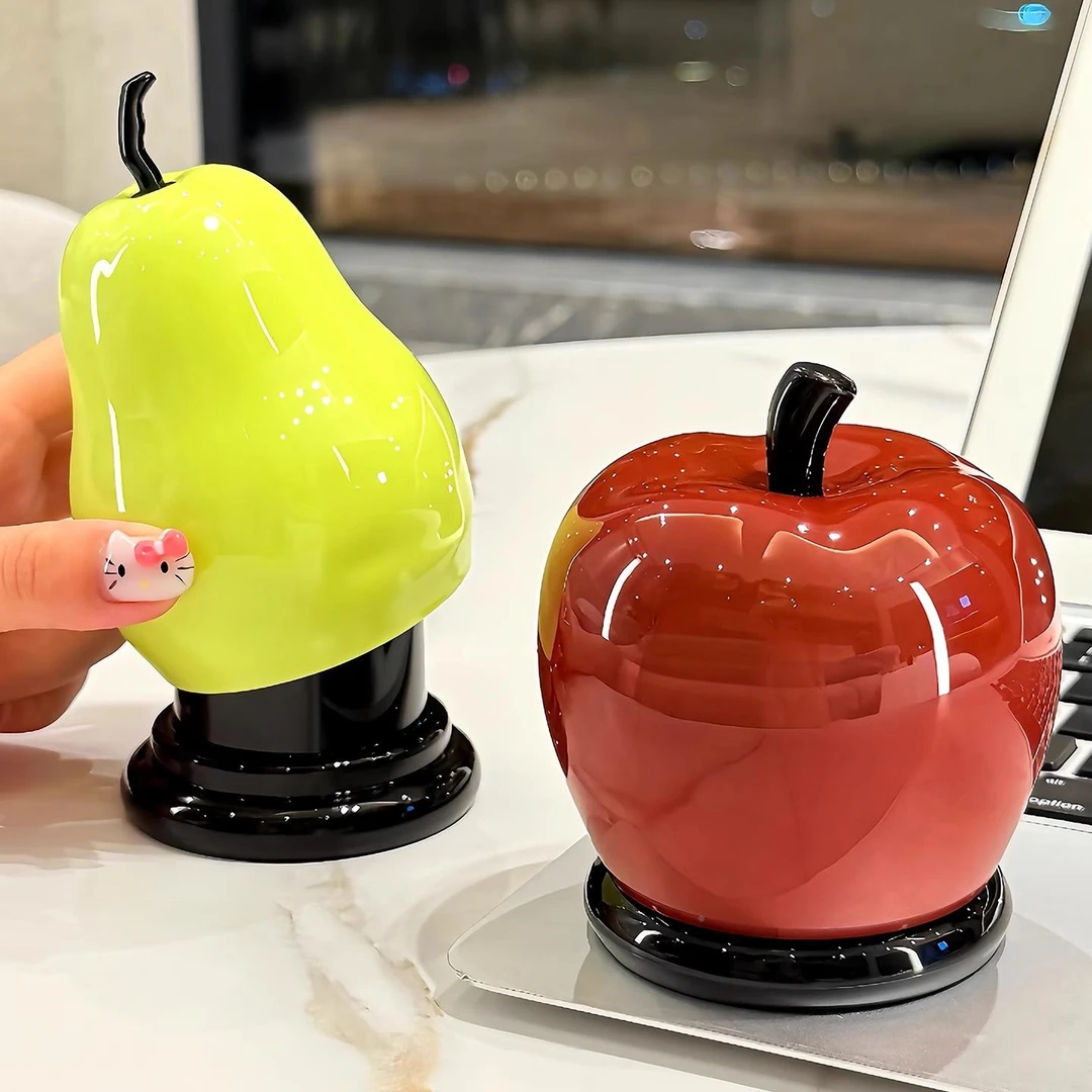 新款苹果梨牙签筒家用棉签盒高颜值可爱创意高档牙线盒牙签收纳盒