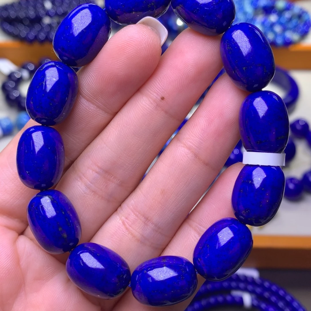 青金石未镶嵌手串12mm