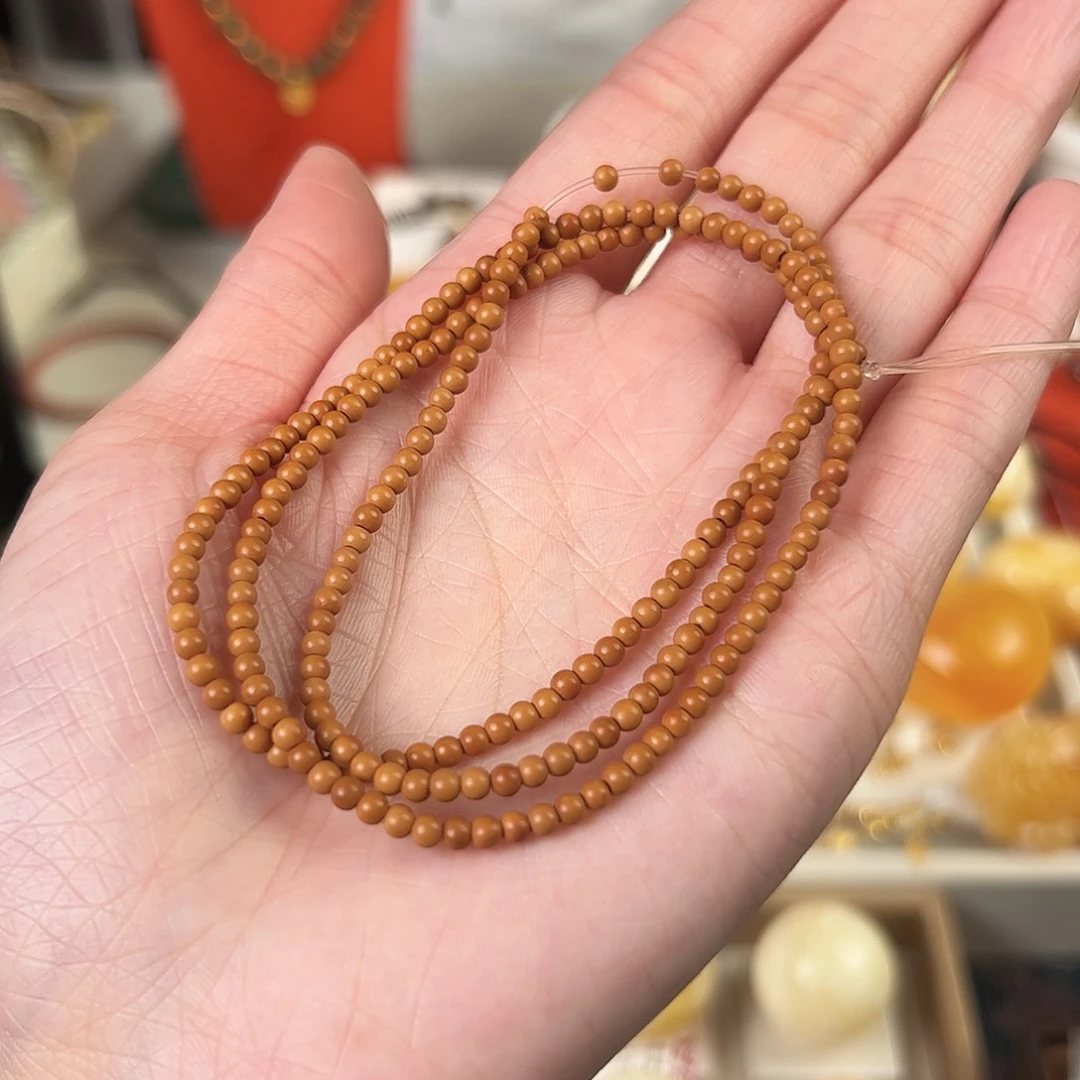 橄榄核手串小米珠核尖手串