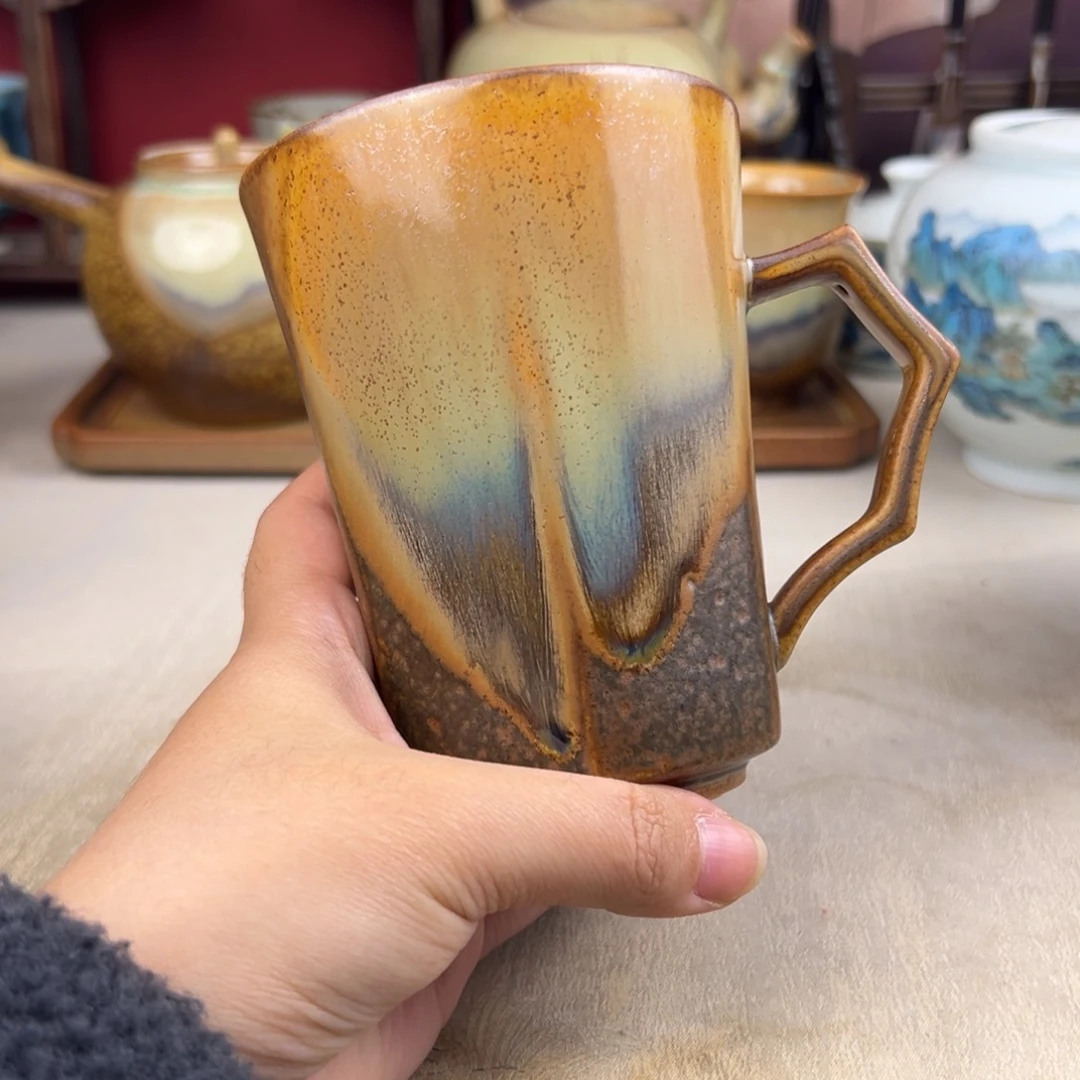 杯纯手工柴烧主人杯