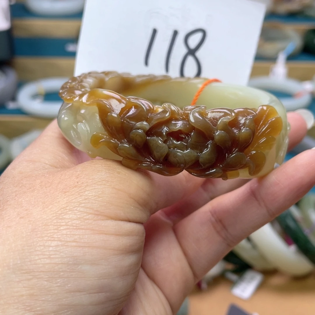 未镶嵌手镯和田玉圈口58