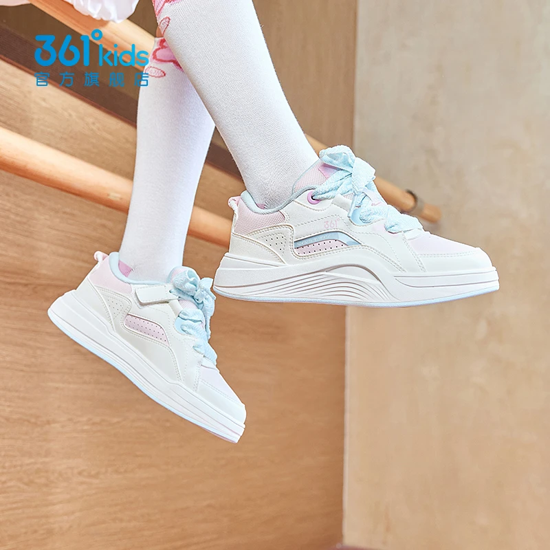 361°kids童鞋儿童面包鞋男女童板鞋2025冬季款女孩运动鞋休闲鞋子