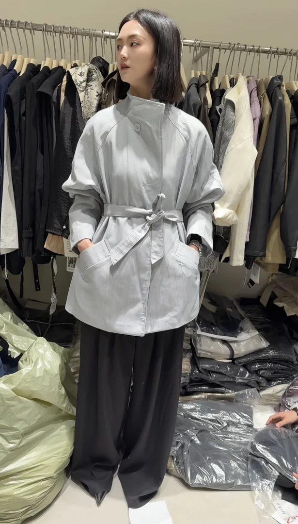 布衣样 短款风衣外套