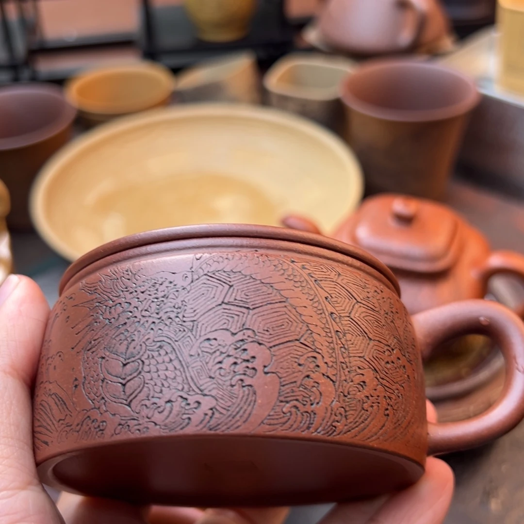 銘***王茶壶紫砂紫砂主人杯