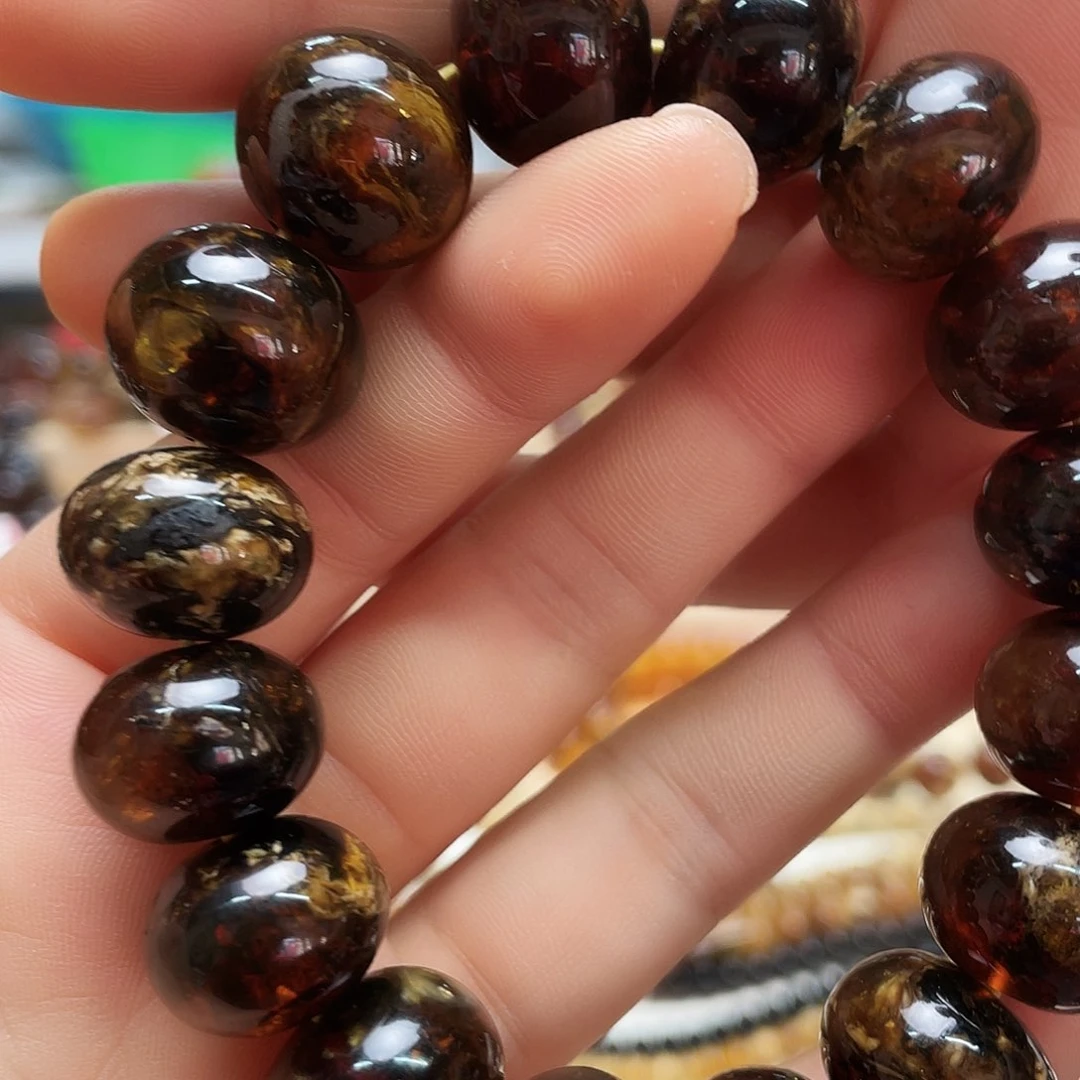 琥珀裸石未镶嵌燊**翕十七10279