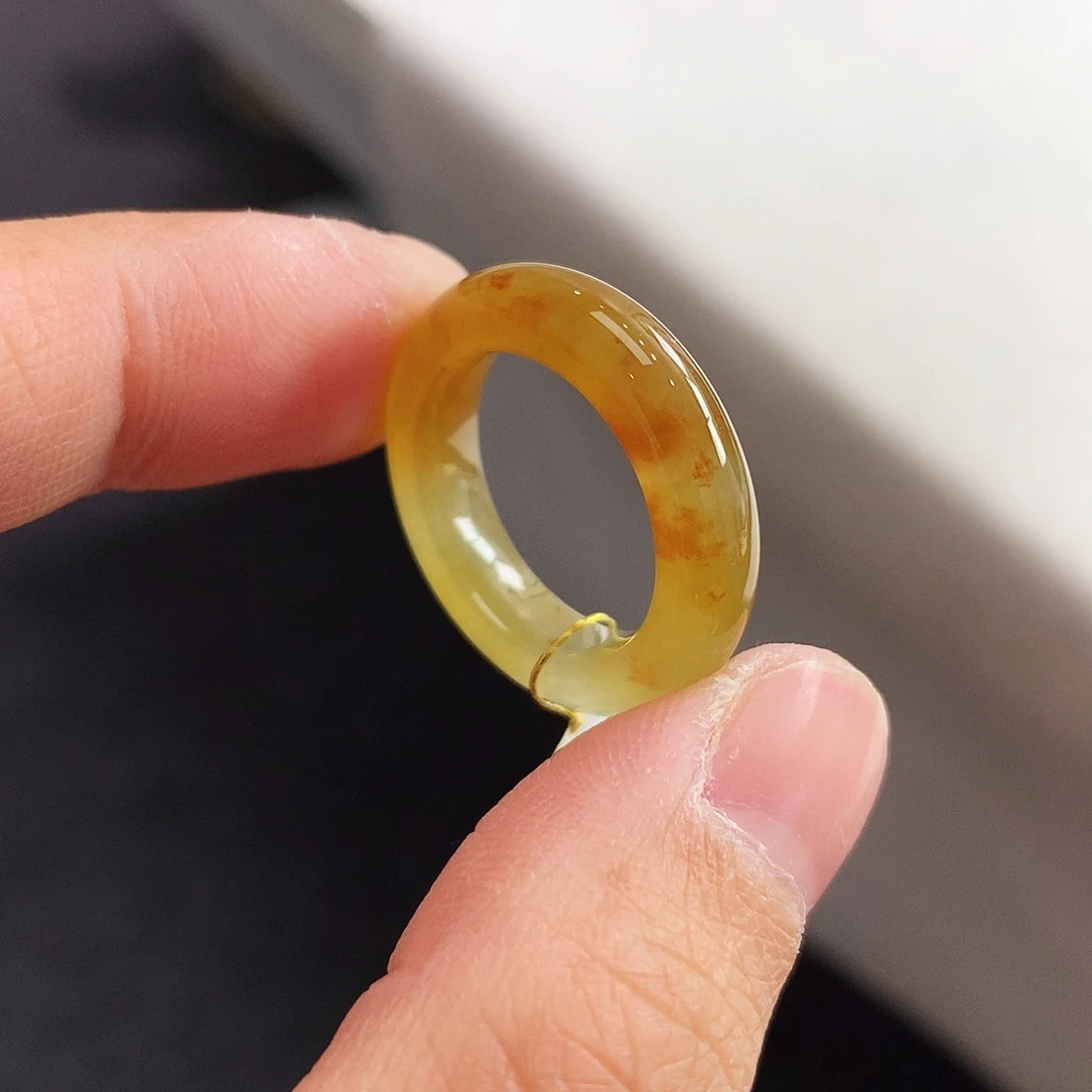 翡翠未镶嵌戒指11号