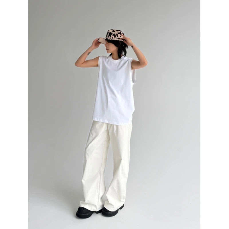 夏季打底百搭透气春夏背心运动本布下摆显瘦薄款直下摆