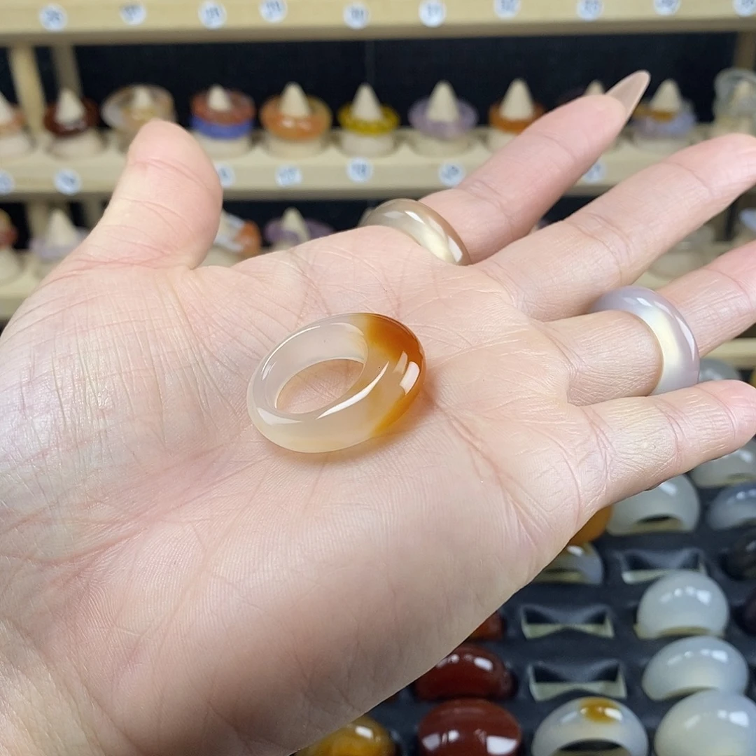 玛瑙/玉髓未镶嵌戒指