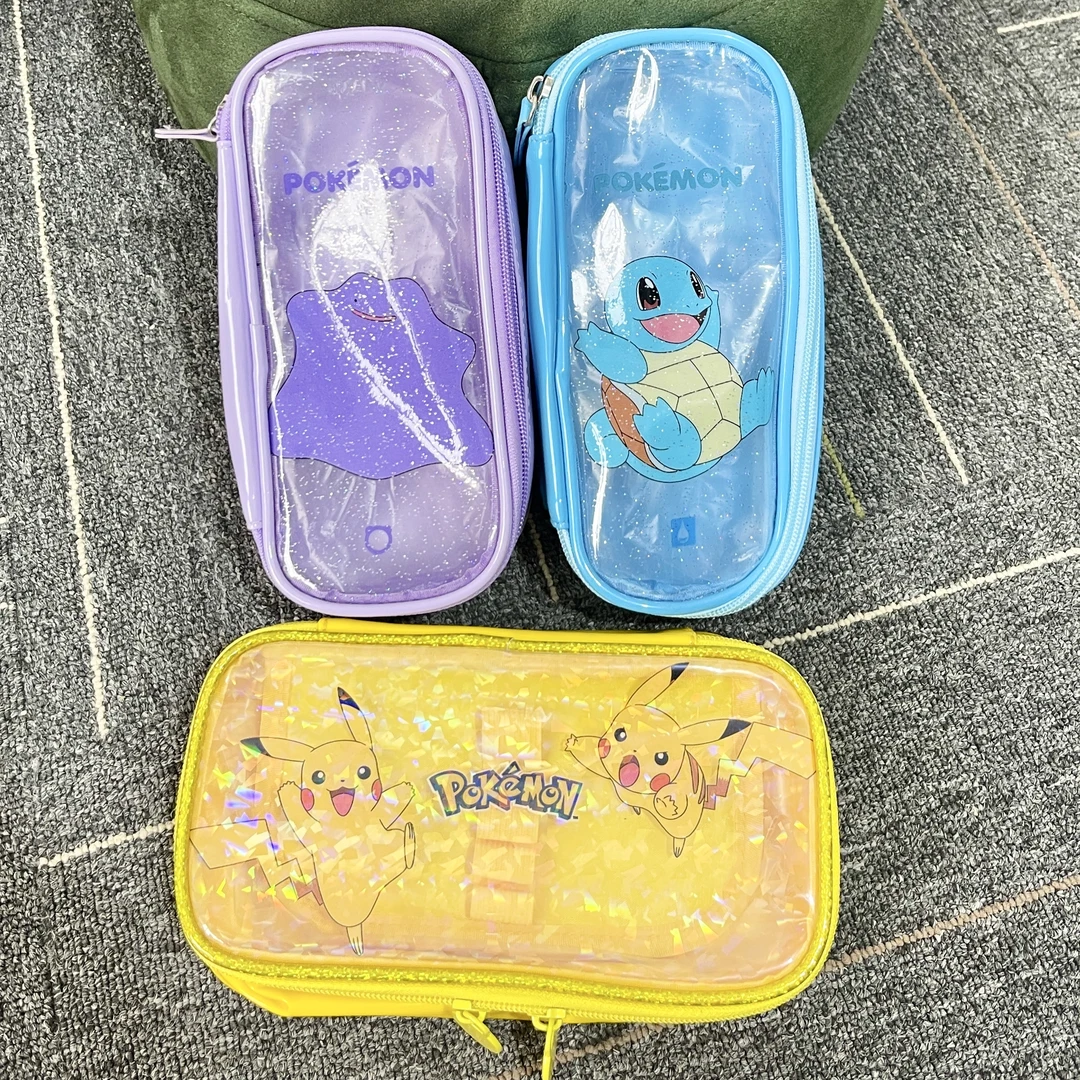 【1个 任意款式】大容量笔袋透明文具盒k303
