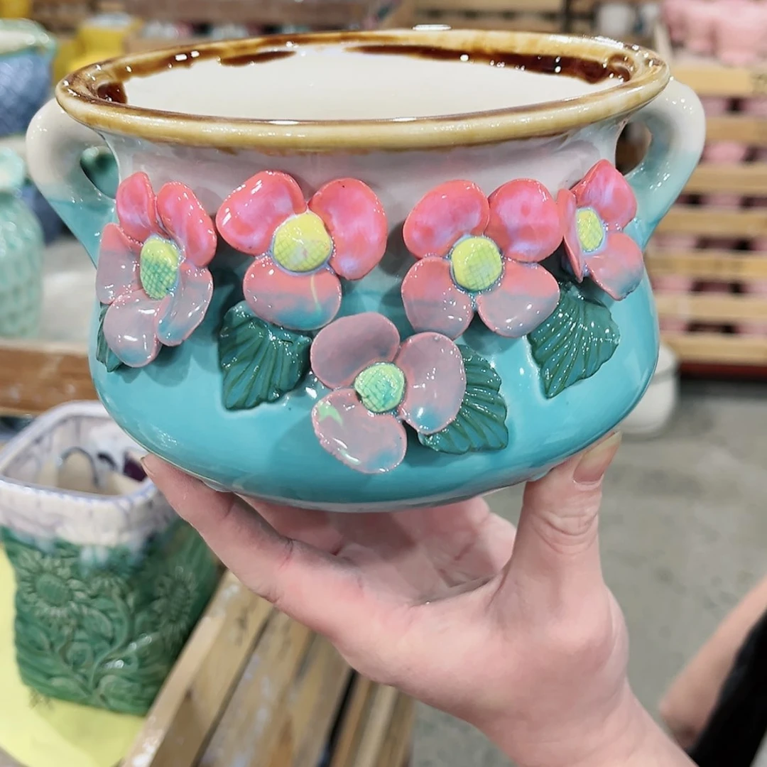 【闪购商品】陶瓷陶瓷多肉植物花盆