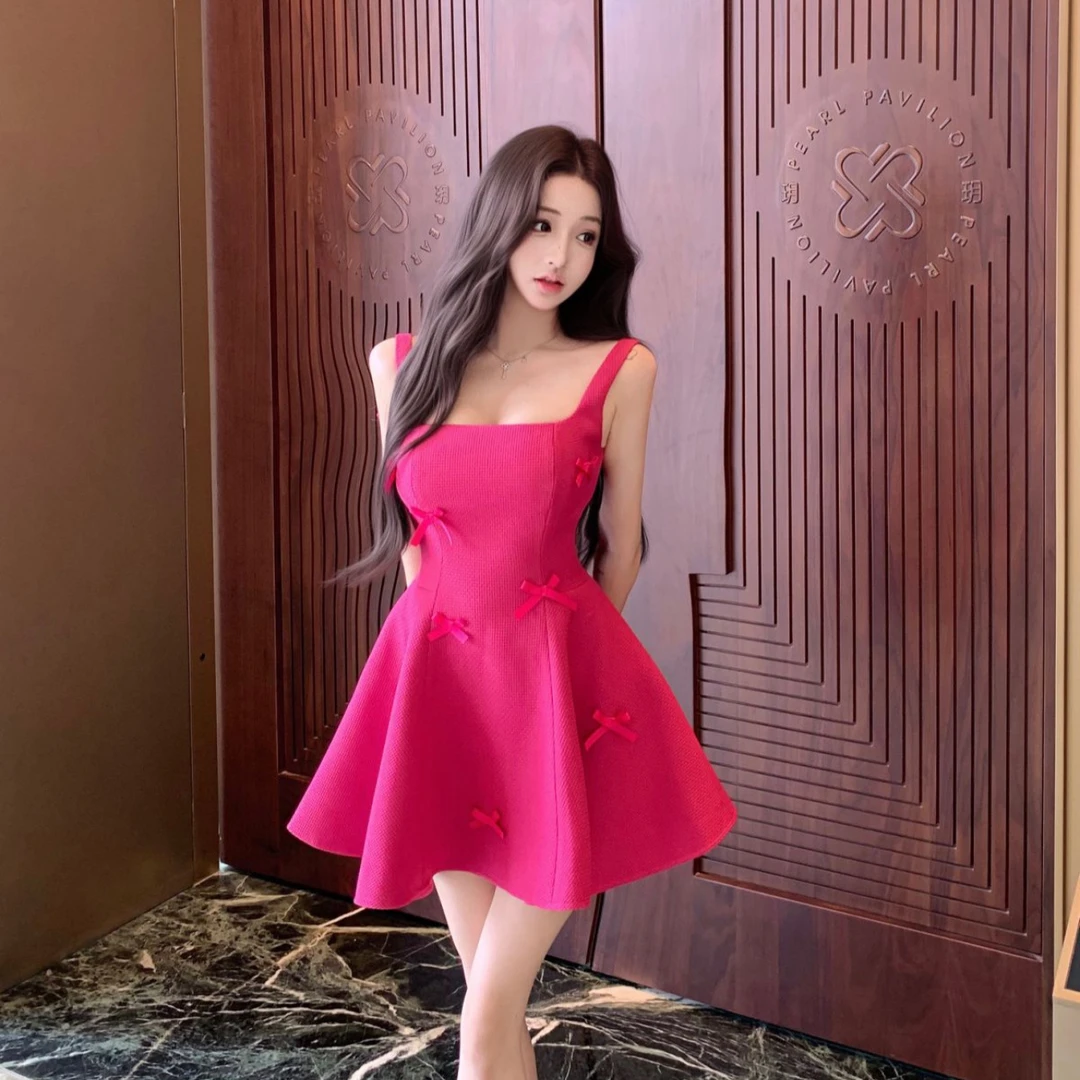 【夏季佛洛伊德】显白伞摆千金连衣裙女夏季高级感气质吊带短裙子