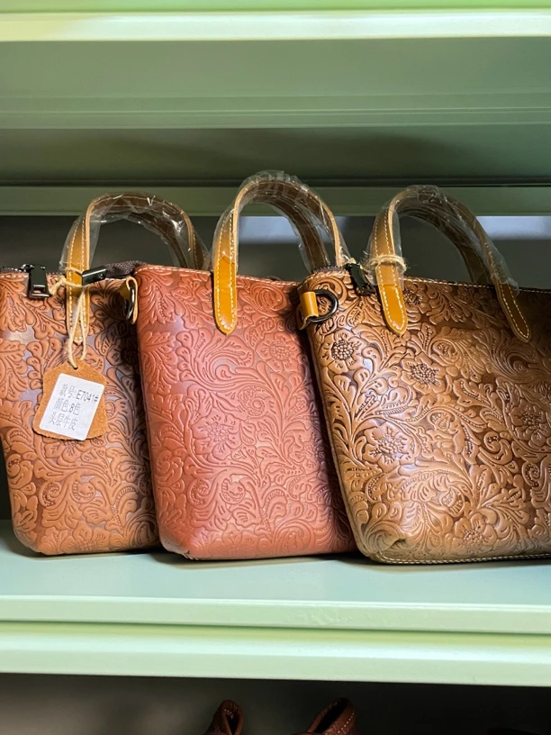 牛皮女包斜挎包方包头层牛皮经典棕色小众百搭单肩托特包时尚